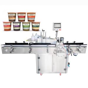Quality High Accuracy HMI Automatic Water Bottle Labeling Machine 0.7kw wholesale