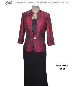 Quality colour combination women suits wholesale