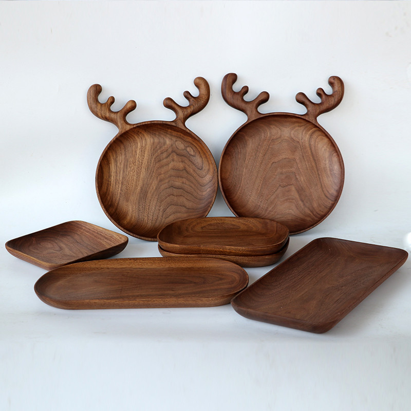 BPA Free Wood Salad Serving Set Handmade Decoration SGS Certificate