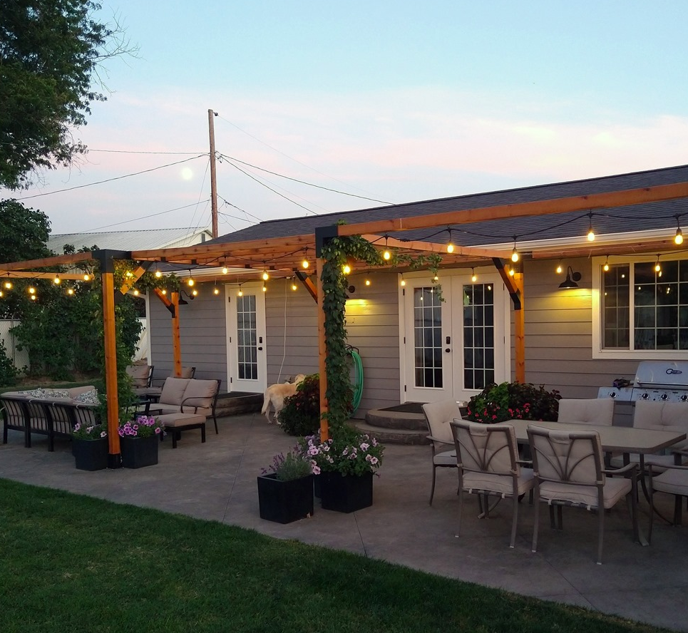 Stamping Process Elevated Wood Stand Kit for Pergola Durable Steel Brackets Included