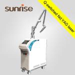 Q switched nd yag laser/nd yag laser/yag laser tattoo removal machine