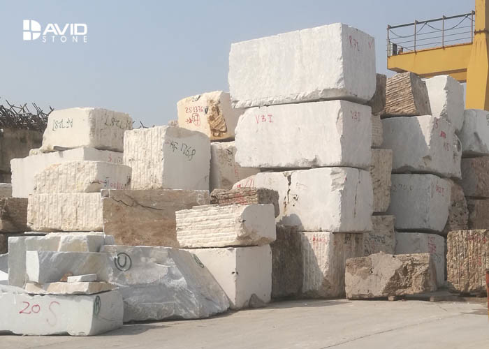 Customized Marble Kitchen Wall Tiles White And Grey Color Wear Resistant