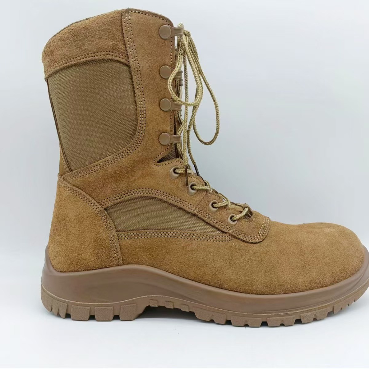 Outdoor Desert Tactical Boots High Top Suede Hiking and Mountaineering Shoes