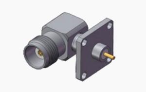 Quality TNC Female Right Angle 4-Hole Flange RF Connector for Secure Mounting wholesale