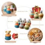 Customizable Educational Silicone Stacking Blocks Match Stacks Game Blocks