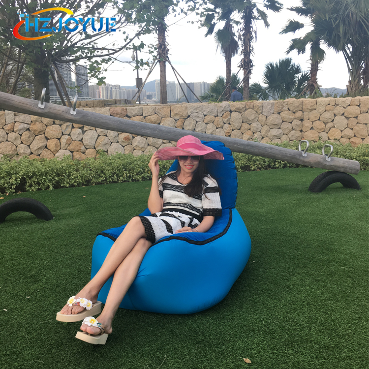 New arrival design air folding bed inflatable air bean bag chair