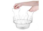 23cm Stainless Steel Mesh Filter Baskets Strainer 150g Silver