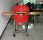 21" Kamado Grills Ceramic BBQ Kamado (Charcoal BBQ)-Red