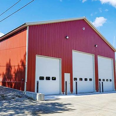 Light Steel Structure Warehouse Construction , Prefabricated Warehouse Building