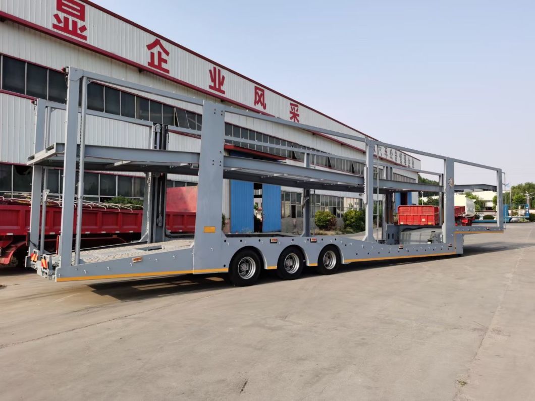 3-Axle Car Transport Trailers That Can Transport 8-10 Cars.