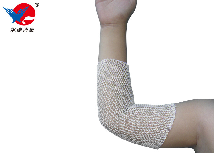 Washable First Aid Medical Equipment For Ankle , Medical Elastic Tubular Net Bandage