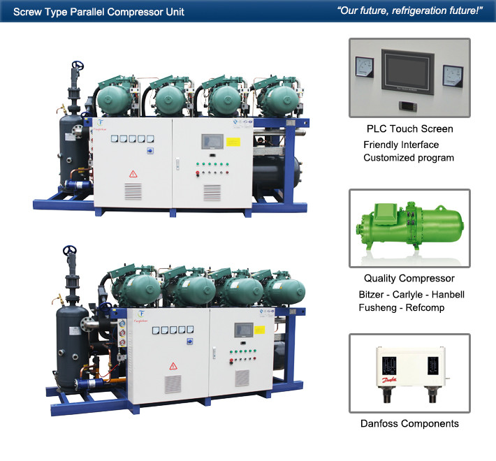 Cold Room Condensing Unit Cold Storage Unit For Vegetable Storage