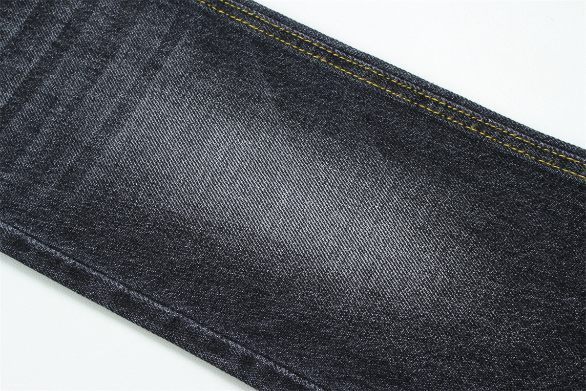 100% Cotton 12 Once Virgin Cotton Rigid Denim Fabric For Jeans