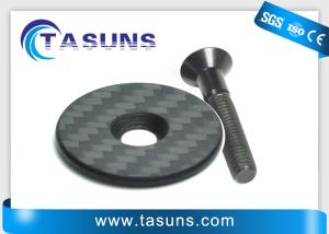 Quality Matte Carbon Fiber Component For Bike Bicycles Stem Caps wholesale