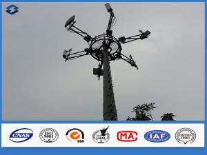 Quality 3mm Monopole Telecommunication Tower Powerline Electric Steel Poles wholesale