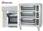 Stainless Steel Visible Baking Oven Three Layer Nine Trays Electric Oven kitchen
