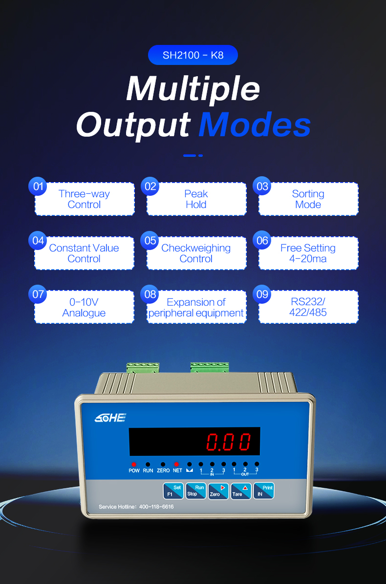 Customized OEM Support Three-Way Control Sorting Scale with Self-Test and Alarm Control