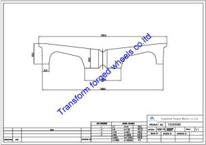 Quality TC220003 22 inch forged center disk blanks wholesale