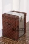 classical aluminium household leather suitcase furniture