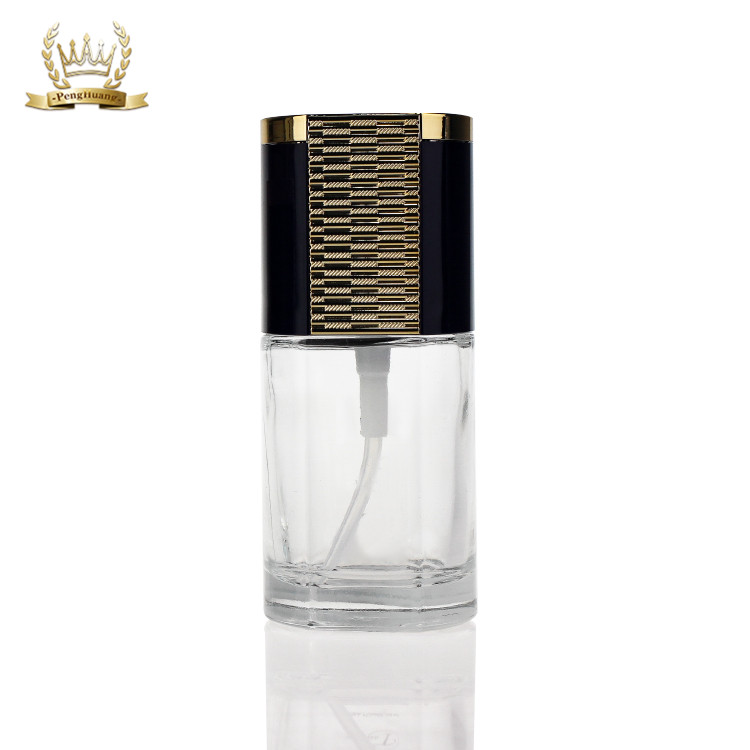 Square Transparent Lotion Bottle 30ml Refillable Foundation Bottle