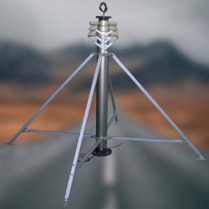 Quality Hand Crank 2MM 6063 Aluminum Tripod Portable Telescopic Mast wholesale