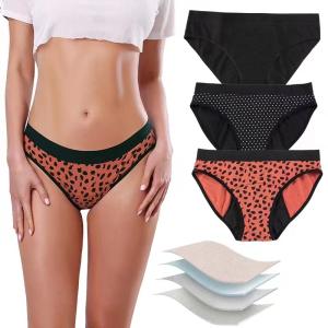Quality Girl Student Teen Period Panties Leakproof Teenager Wearing Thong 4 Layers wholesale