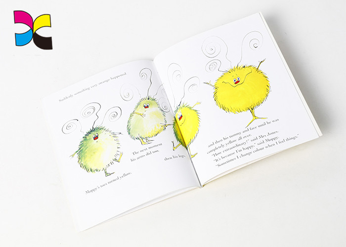 Offset Paper Fill Color Paperback Book Printing Soft Cover For Kid Reading
