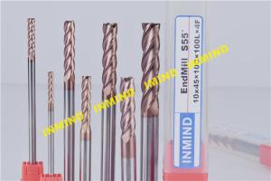 Quality TiAlN Coated CNC End Mill For Milling Machine End Mills , 75 mm - 150 mm Length wholesale