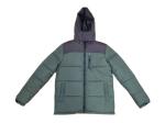 Long Sleeve Black Padded Faux Fur Hooded Coat Quilted Hooded Puffer Jacket