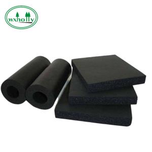 Quality NBR 45kg/M3 Polished 30mm Thickness Rubber Foam Insulation Board wholesale