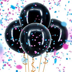 Quality Gender Reveal Giant Confetti Balloons With Tassels 1pcs/bag BW-06 wholesale