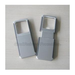 Quality printed logo advertising pull and push led light magnifier gift wholesale