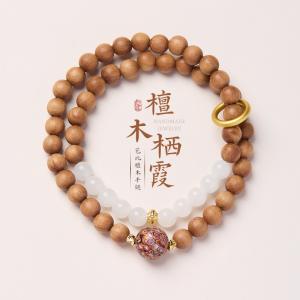 Quality Natural RoseWood Beads Bracelets For Women Classic Sandal Wood Beads Bracelets Men Wooden Yoga Jewelry wholesale