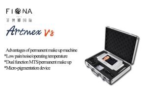 Quality Artmex V8 7 inch glass touch screen MTS + PMU digital tattoo professional permanent makeup machine wholesale