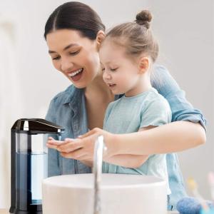 Quality OEM Countertop Touchless Hand Sanitizer Dispenser 7CM Battery Operated 500ML wholesale