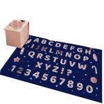 Crystal Velvet Childrens Playroom Rug 80*160cm Game Room Carpet