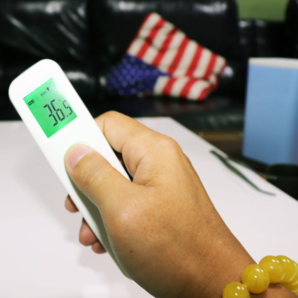 LCD Digital Non Contact Digital Thermometer Intelligent Body Temperature Gun