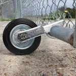 Iron Farm Gate Caster Wheel for 6 Inch Under Mount Farm Gate in Outdoors and