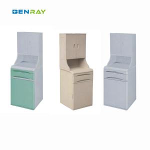 Quality Hospital Stainless Steel Medical Bed Side Cabinet Locker With 2 Side Towel Hanger wholesale