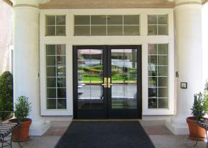 Quality Interior Commercial Aluminium Doors , Aluminium Slide And Swing Doors Weather Resistant wholesale