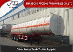 4 compartments fuel tanker semi truck trailer can be customized