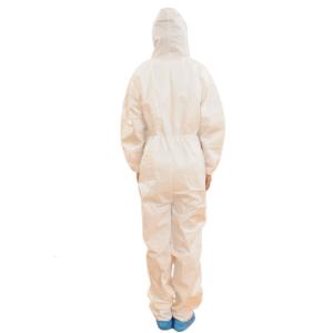 Quality Free Sample Disposable Hooded Coveralls With Pp / Sms / Sf Material wholesale