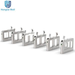 Quality 770mm height Automatic Turnstile Gate IP55 Airport Swing Gates wholesale