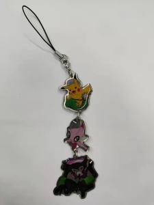 Quality ODM Stainless Iron Keyholder , Pokemon Figure Keychain Decorations wholesale