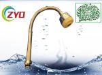 46CM Deck Mount Double Hole Universal Flexible Kitchen Sink Faucet Mixer Spout