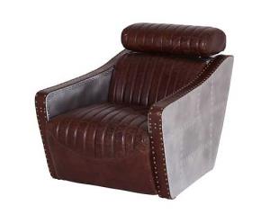 Quality Vintage Retro Aviator Aluminum Chair With Headrest wholesale
