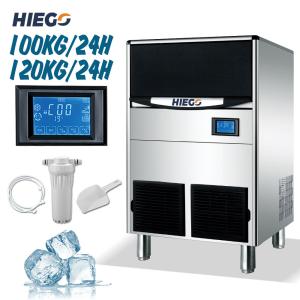 Quality 100KG Barrel Ice Maker R404a Commercial Ice Cube Machine Air Cooling wholesale