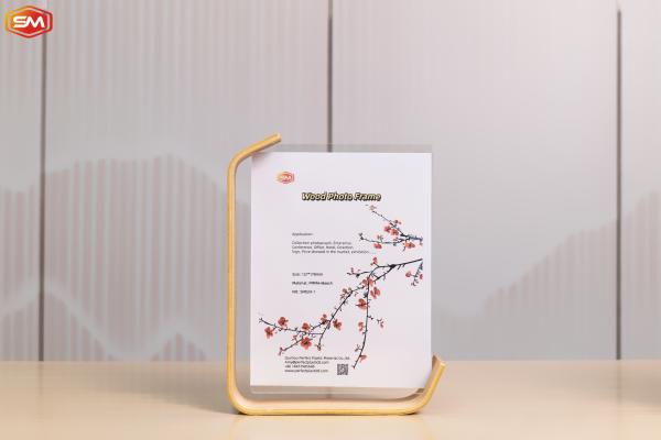Double Sided Clear 6 Inch 7 Inch 8 Inch L Shape Acrylic Photo Picture Frame with