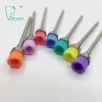 Colorful Nylon Dental Polishing Kit , Pencil Flat Dental Polishing Brush