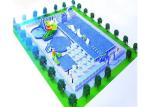Waterproof Combined Movable Inflatable Water Parks For Backyard / Zoo